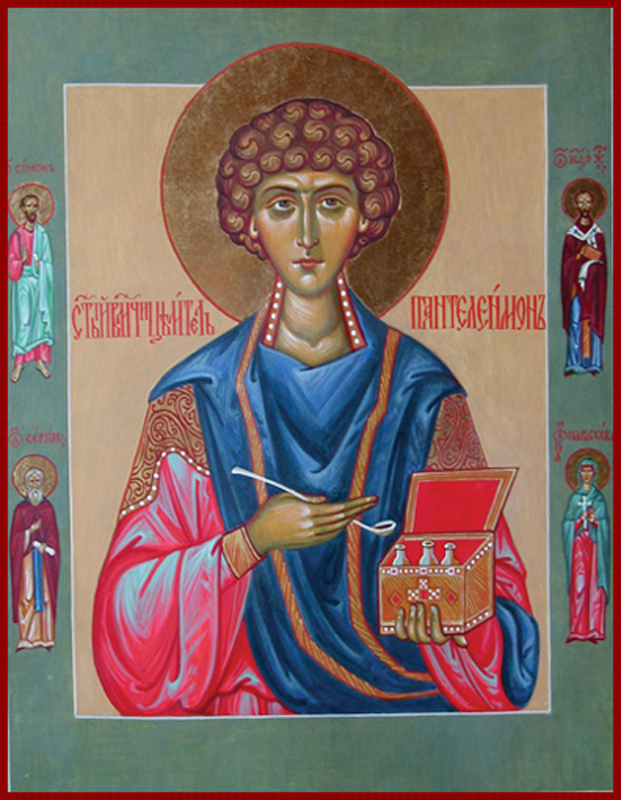 Икона Св. Пантелеймон-Целитель